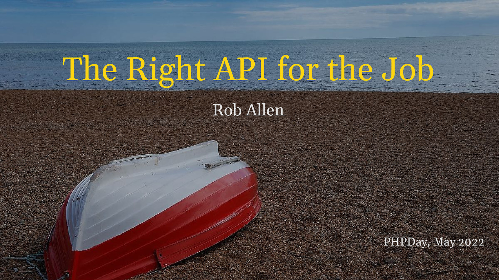 The Right API for the Job