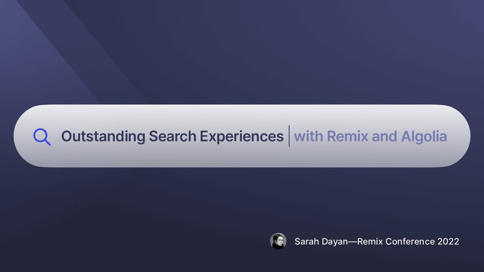 Outstanding Search Experiences with Remix and Algolia