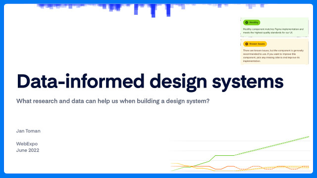 Data-informed design systems