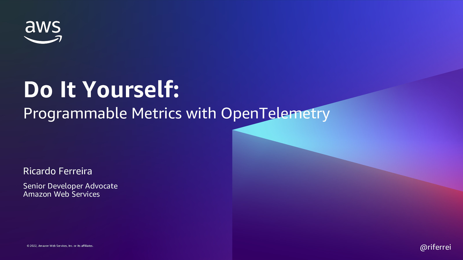 Do It Yourself: Programmable Metrics using OpenTelemetry