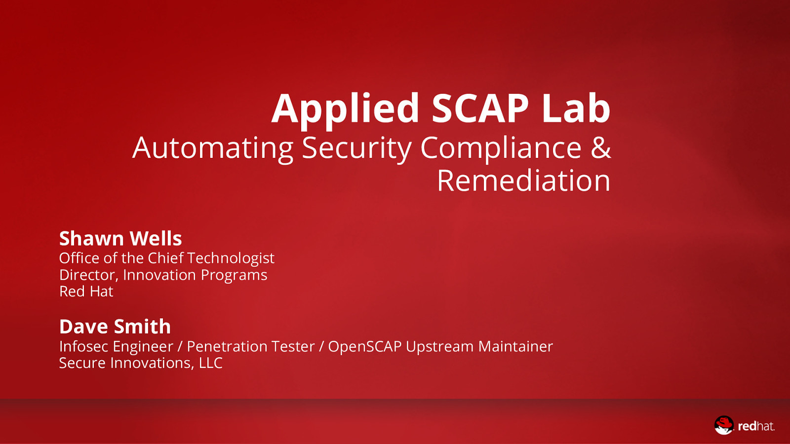Applied SCAP Lab: Automating Security Compliance & Remediation