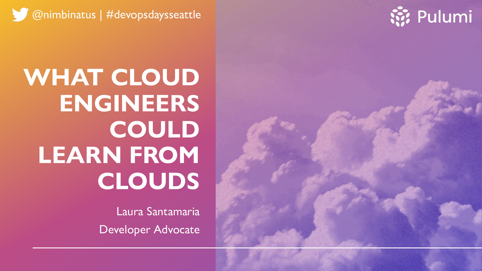 What Cloud Engineers Could Learn from Clouds