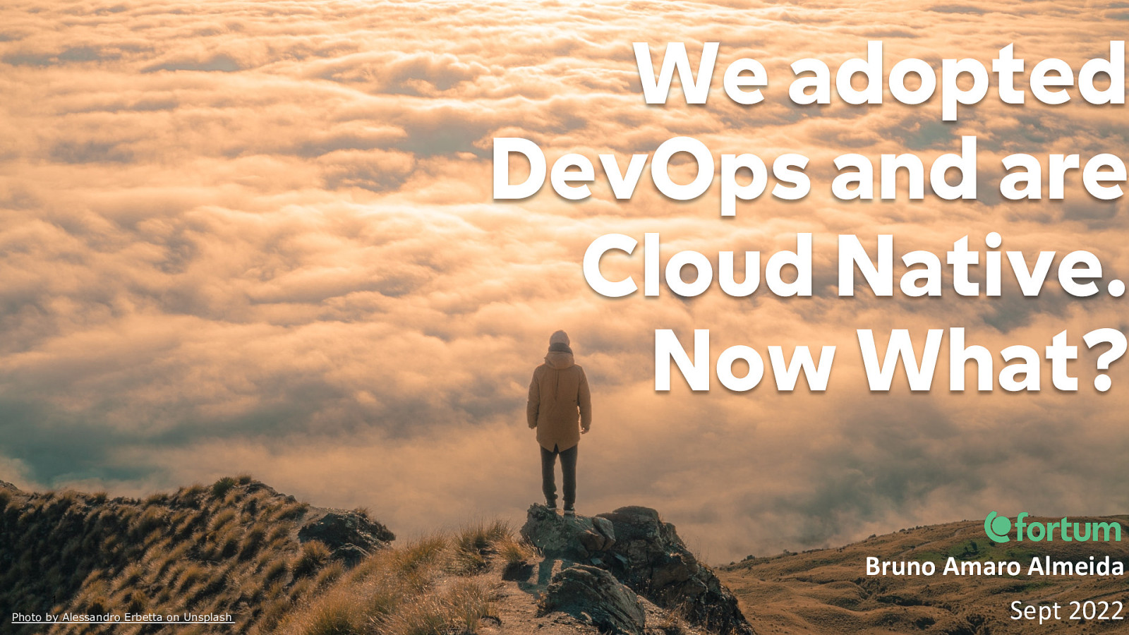 We adopted DevOps and are Cloud-native. Now What?