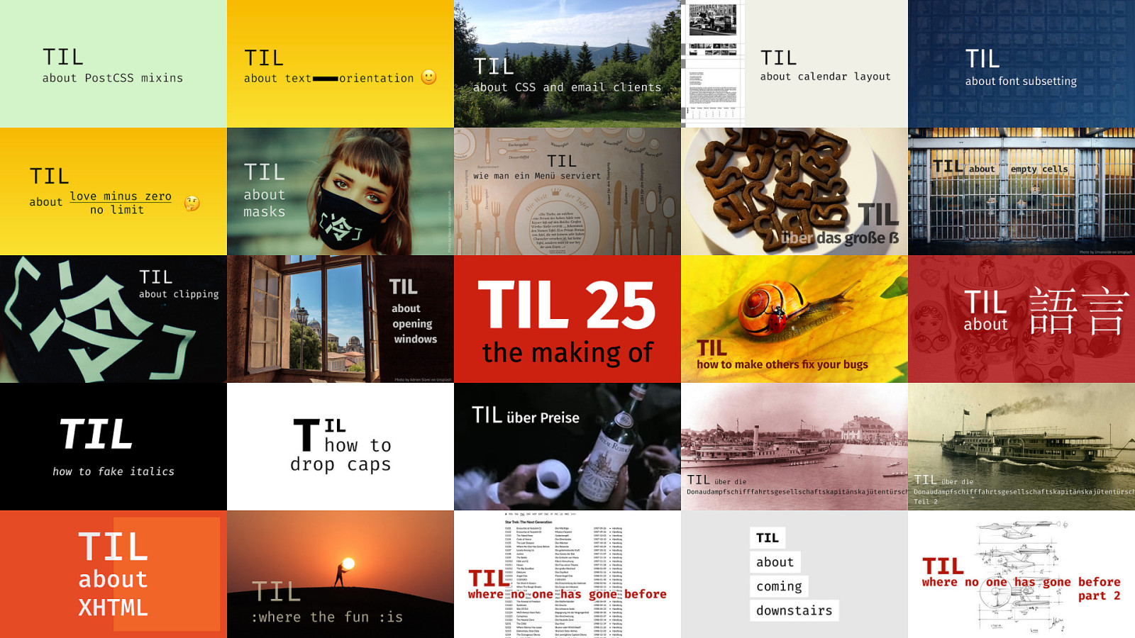 TIL 25 – the making of