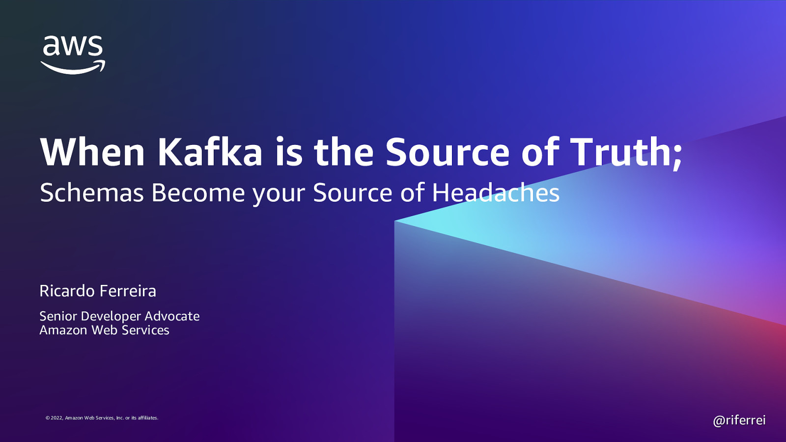 When Kafka is the source of truth; schemas become your source of headaches