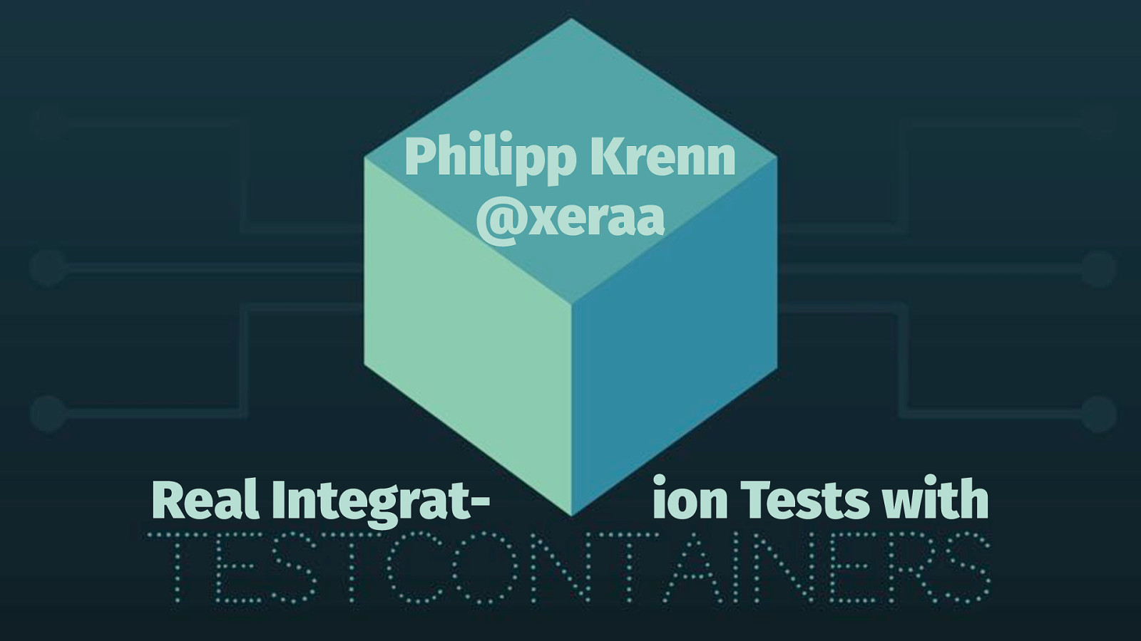 Real Integration Tests with TestContainers