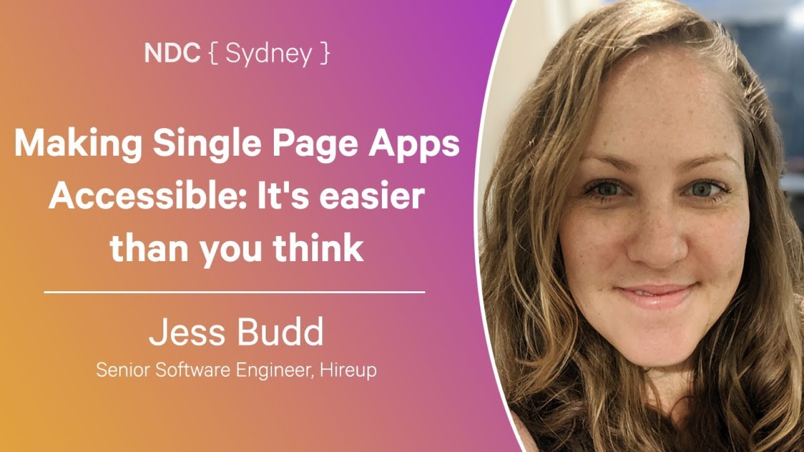 Making Single Page Apps Accessible