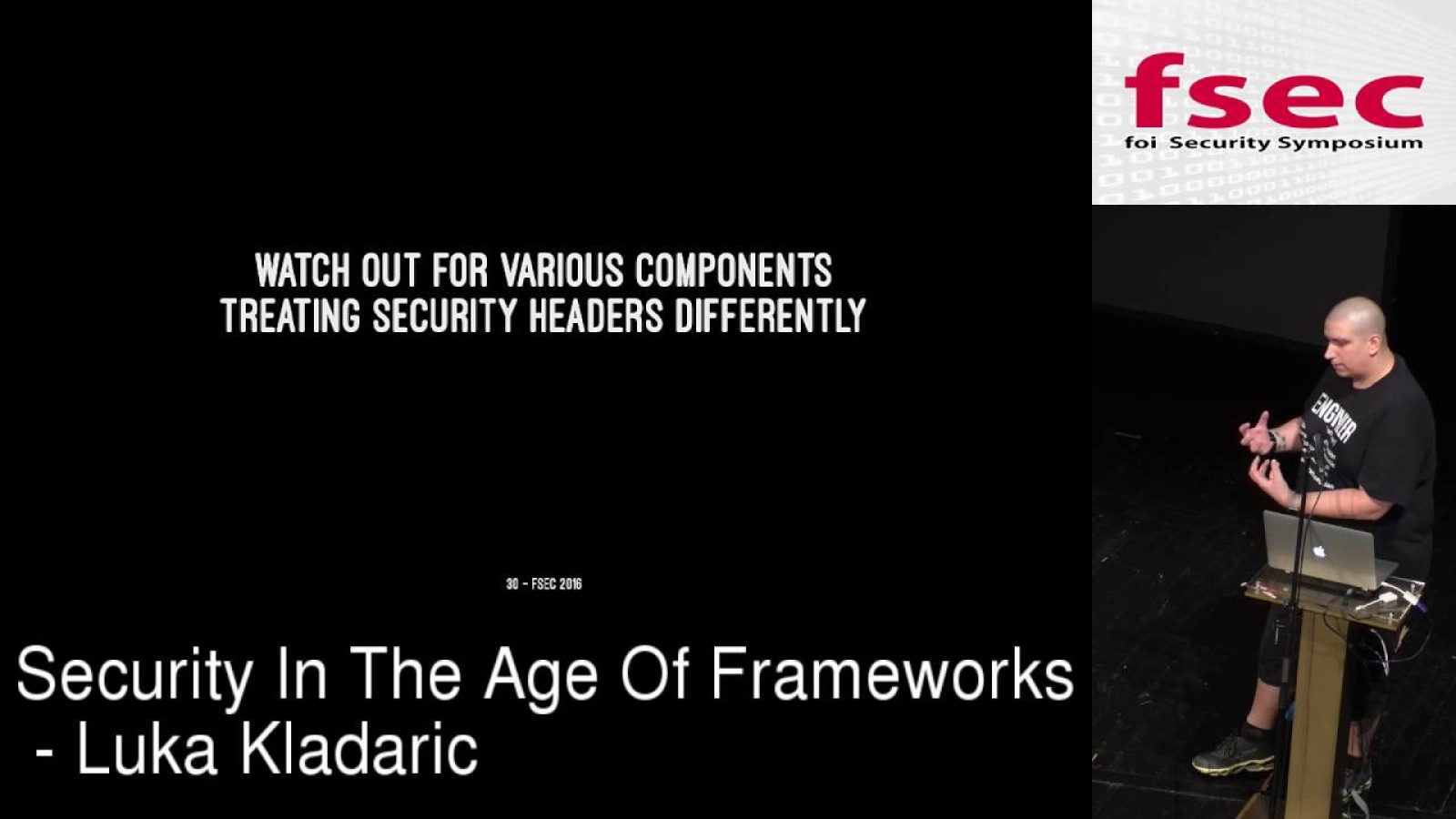 Security in the age of frameworks