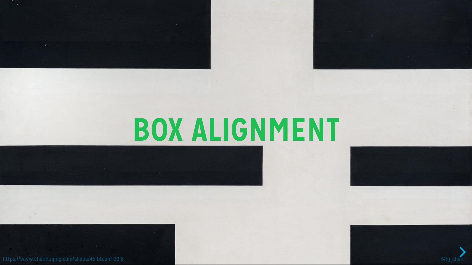 Box alignment