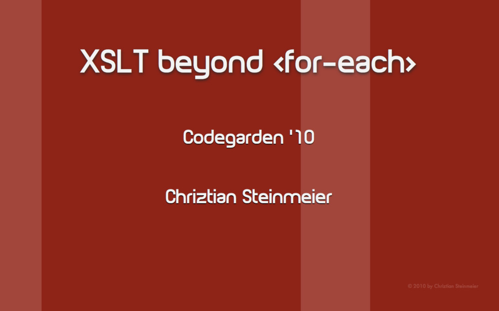 XSLT Beyond for-each