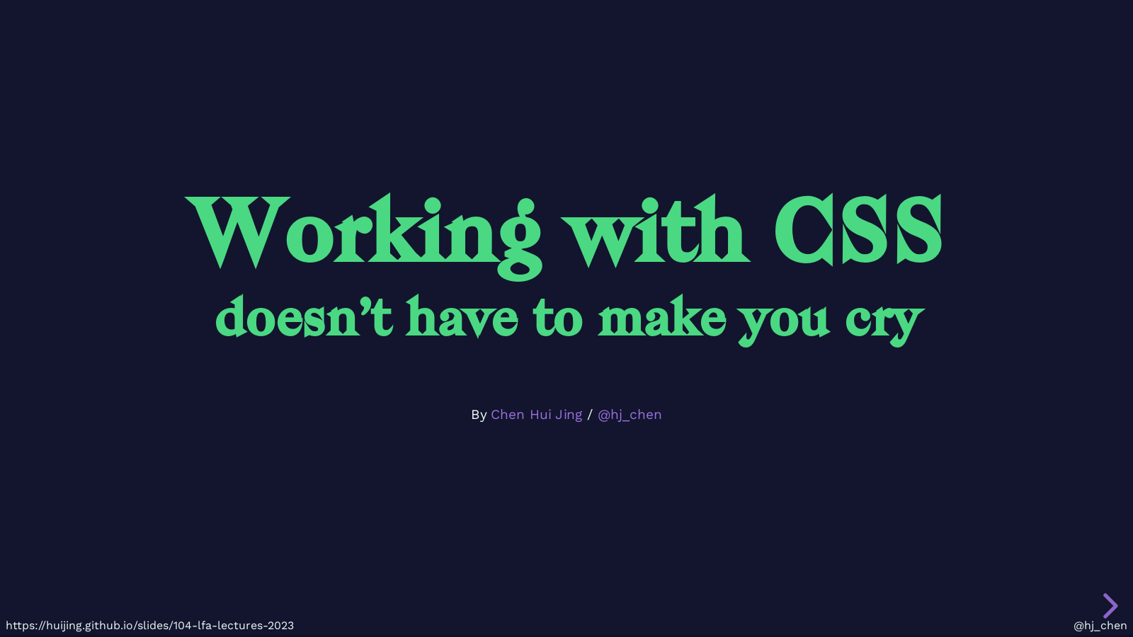 Working With CSS Doesn’t Have To Make You Cry