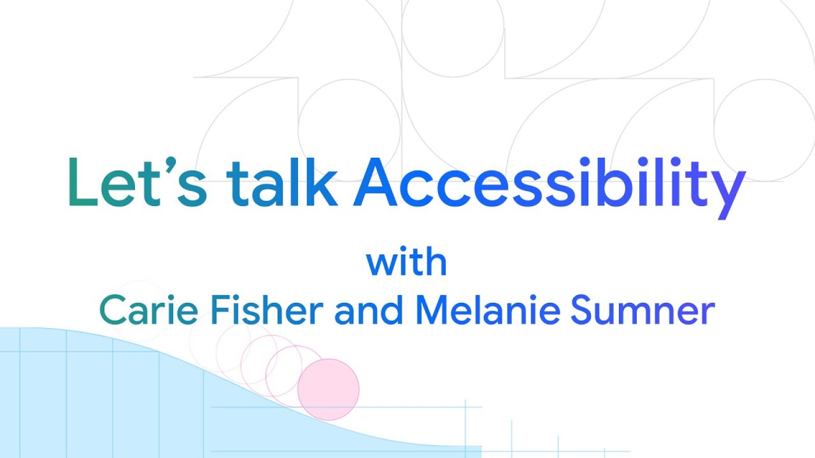 Let’s talk Accessibility