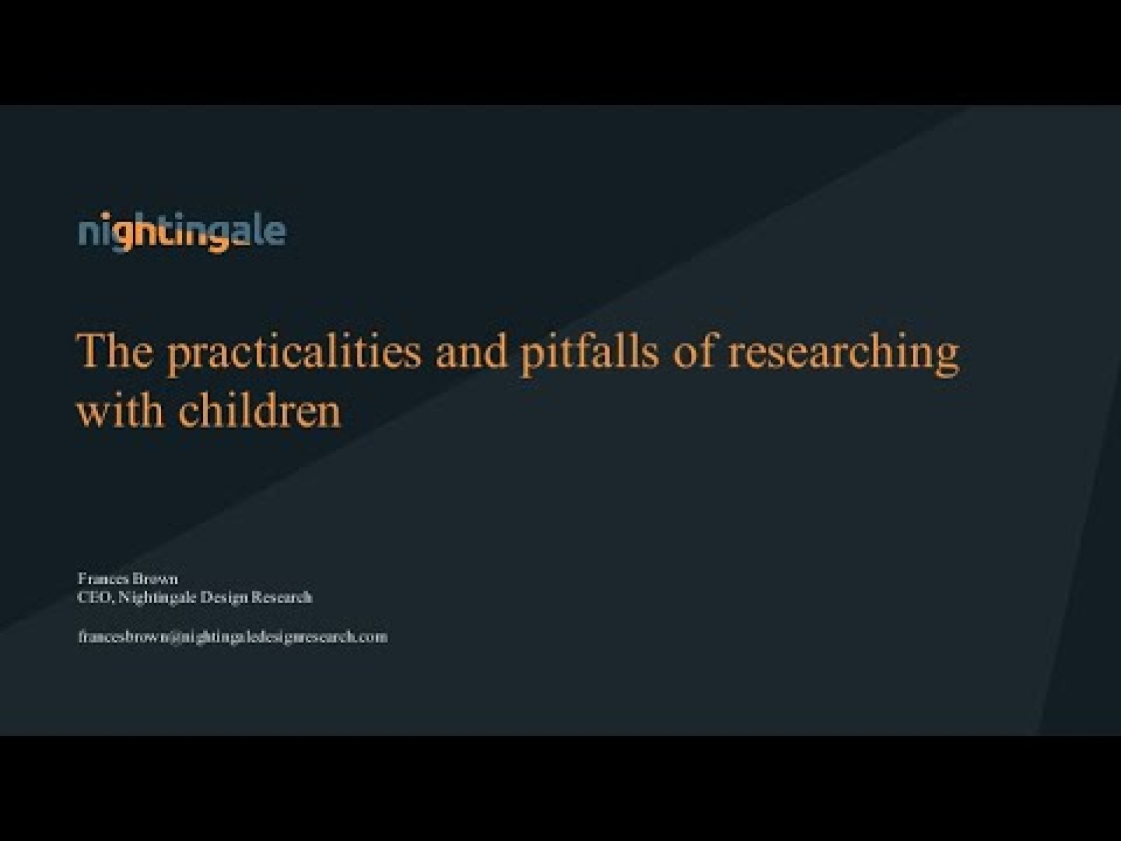 The practicalities and pitfalls of researching with children