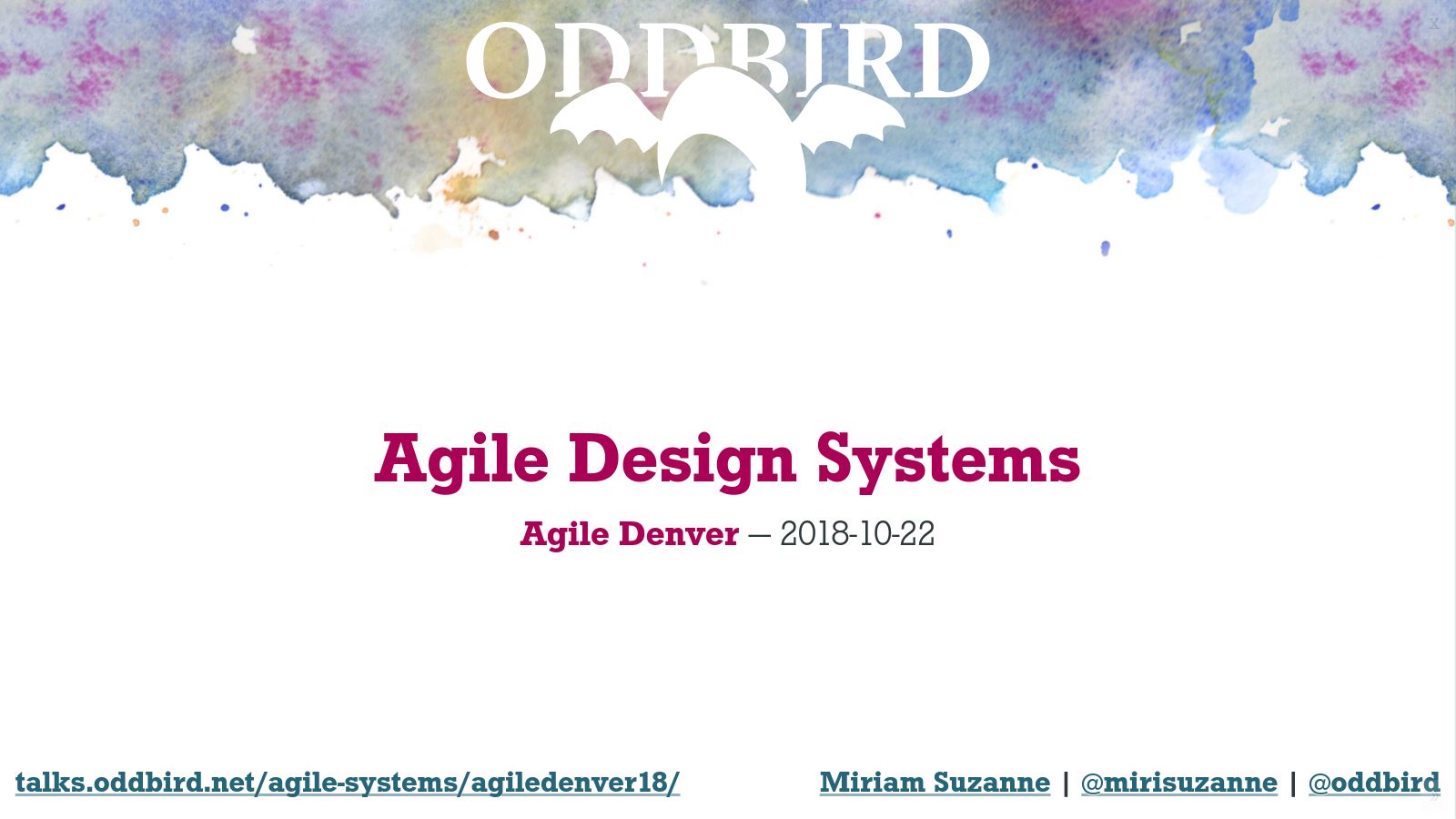 Agile Design Systems