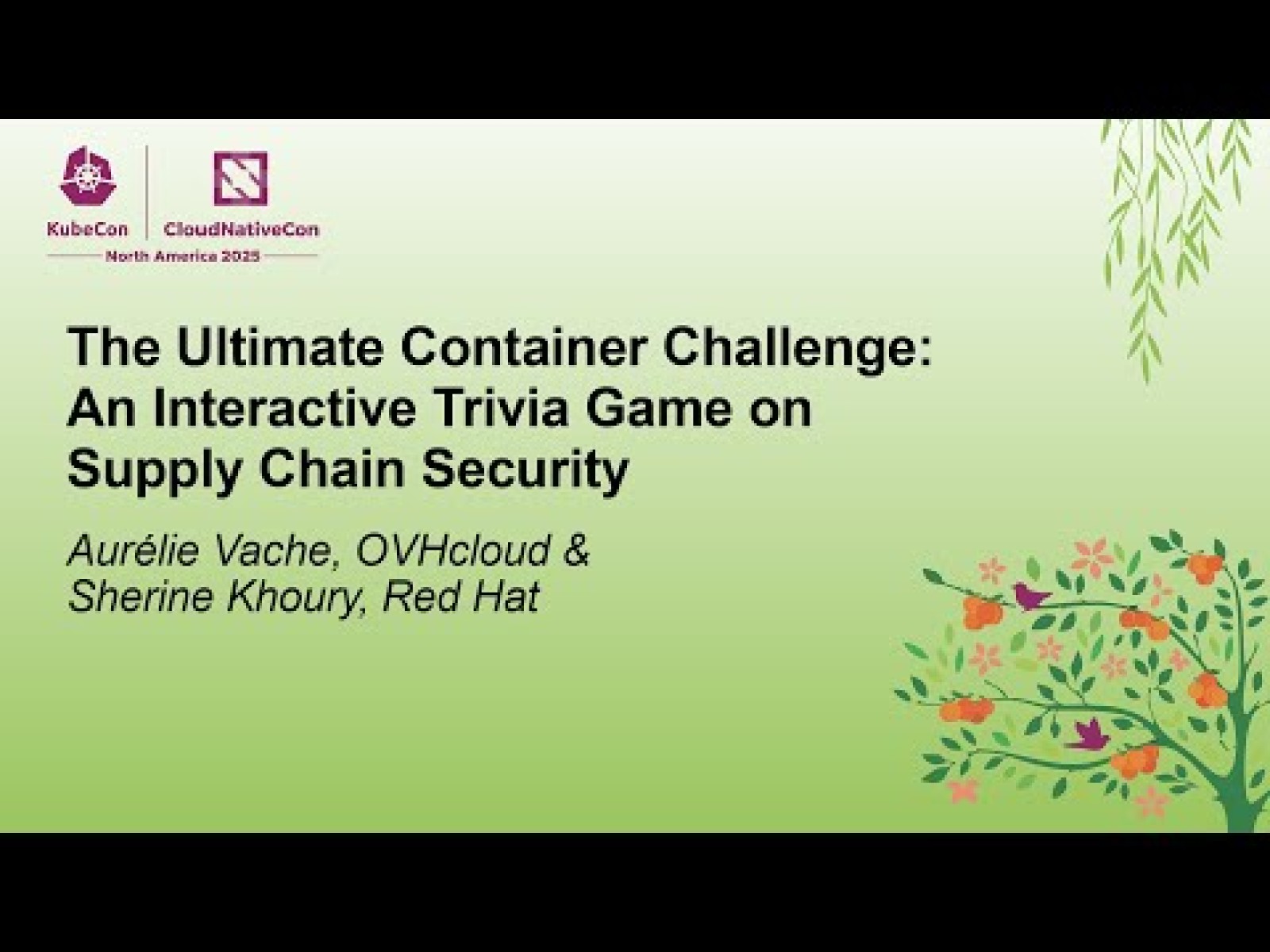 The Ultimate Container Challenge: An Interactive Trivia Game on Supply Chain Security