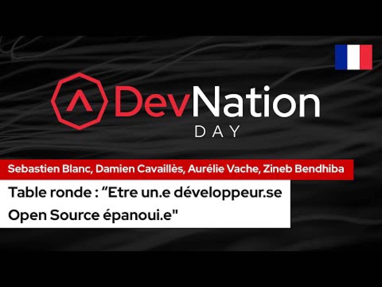 Table ronde : “Etre un e développeur se Open Source épanoui e” | DevNation Day France