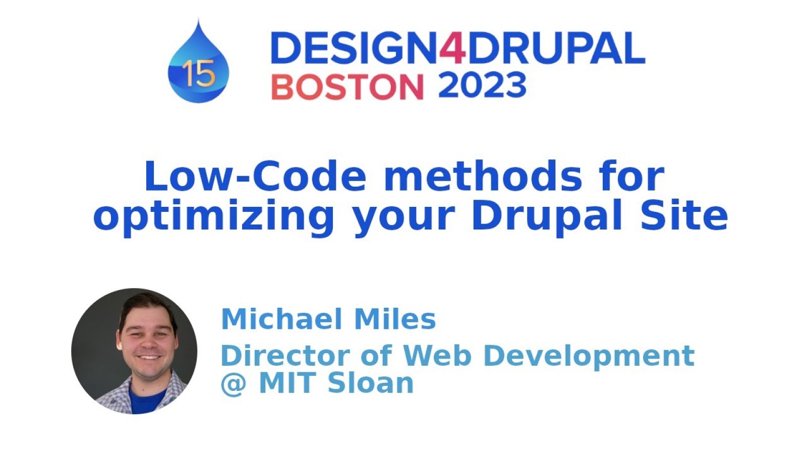 Low-Code methods for optimizing your Drupal Site