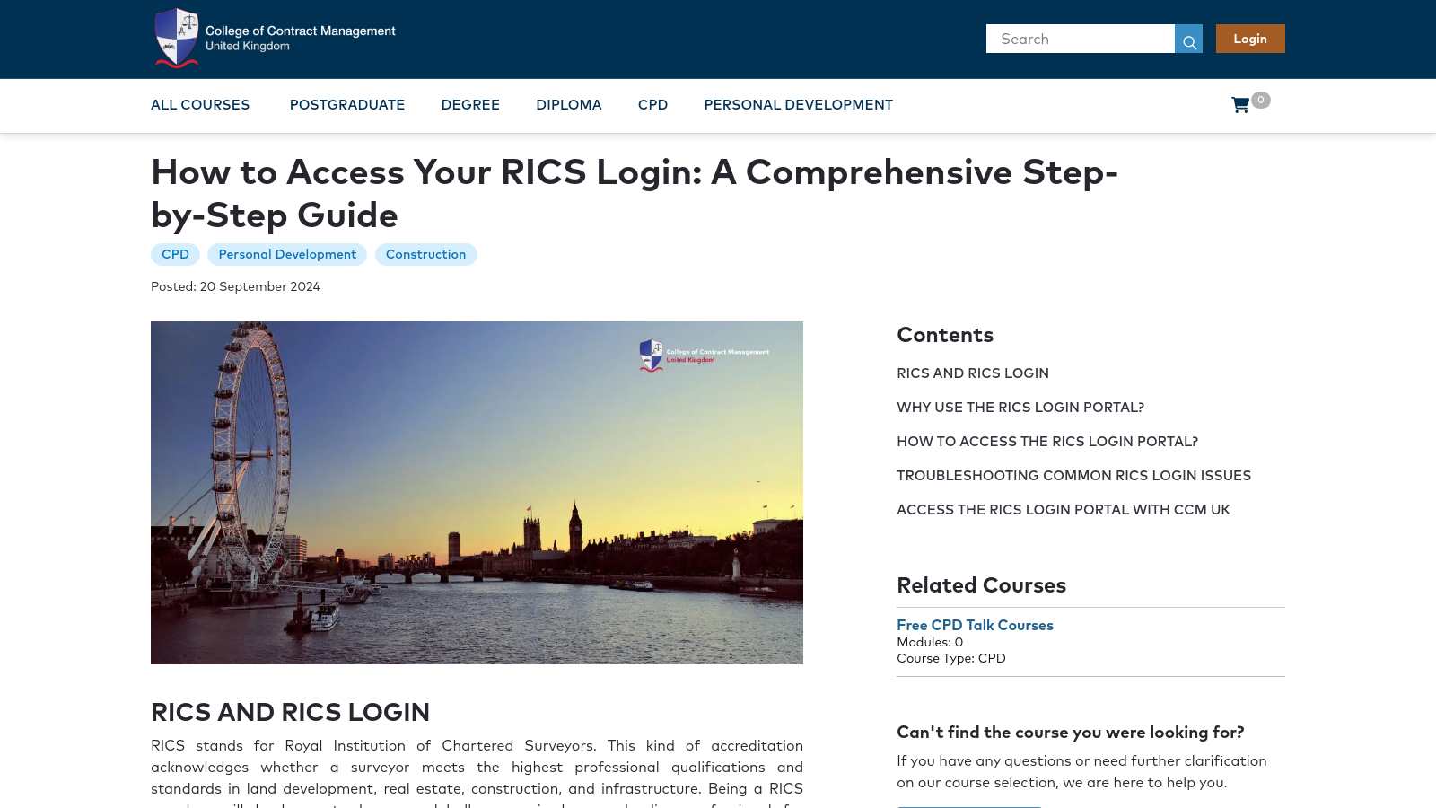 rics portal