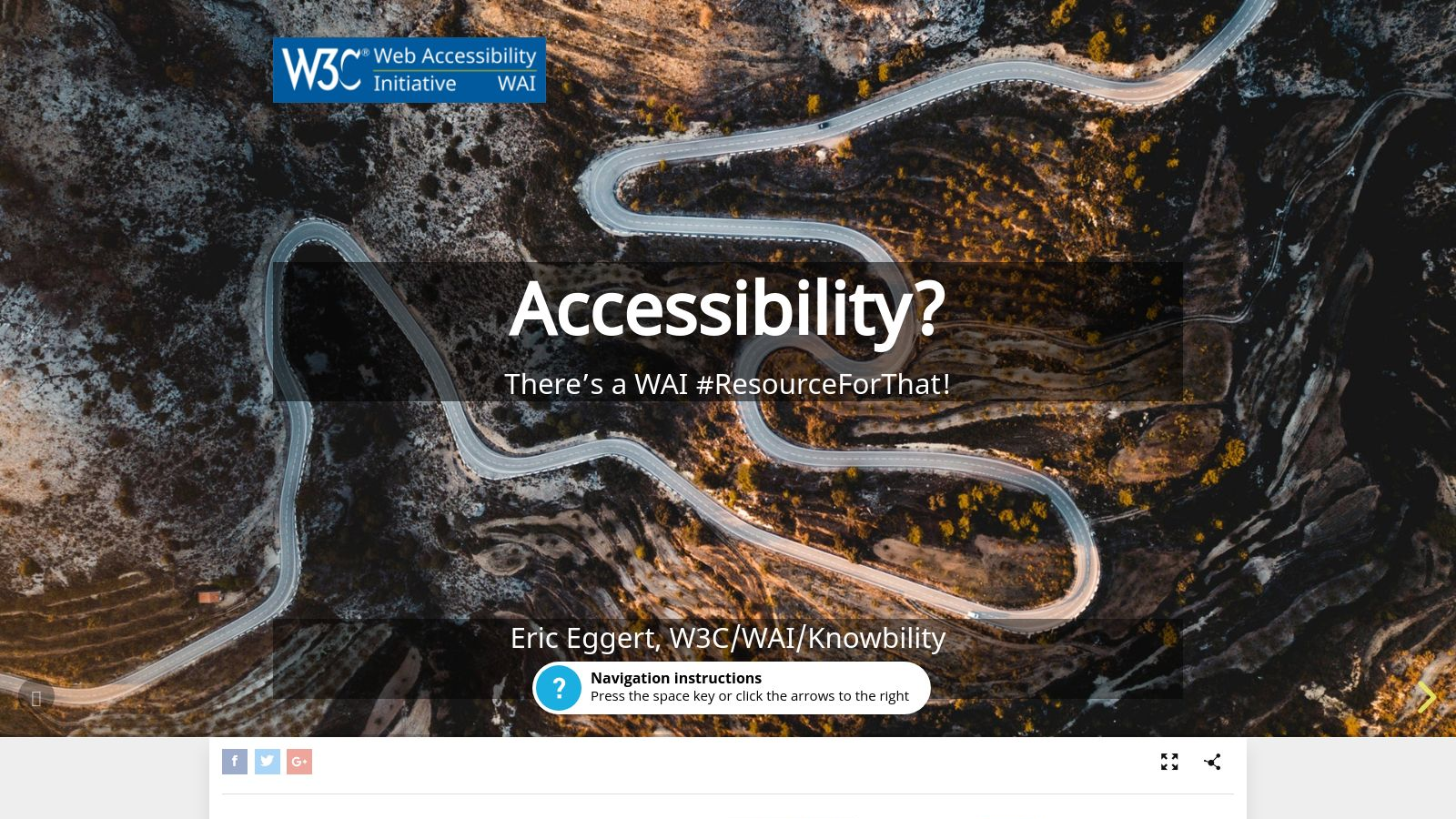 Accessibility? There’s a WAI #ResourceForThat!
