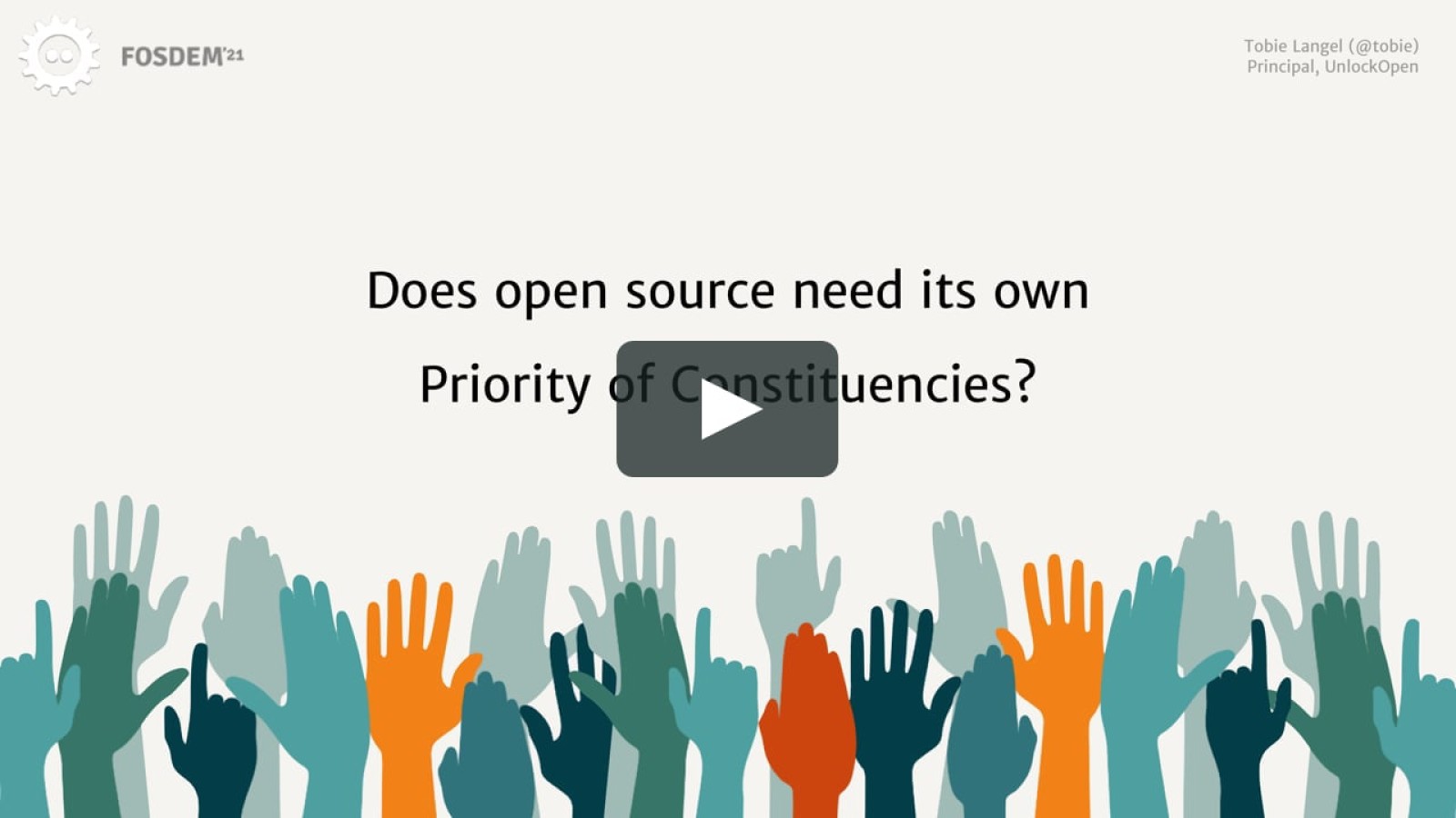 Does open source need its own Priority of Constituencies?