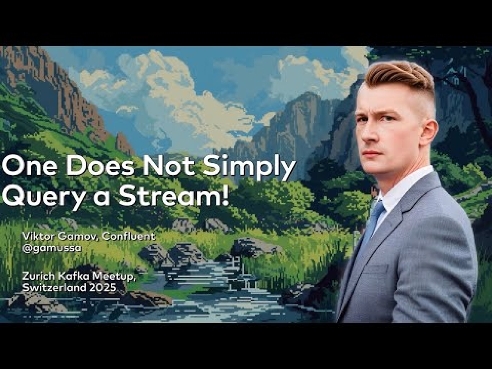 One Does Not Simply Query a Stream