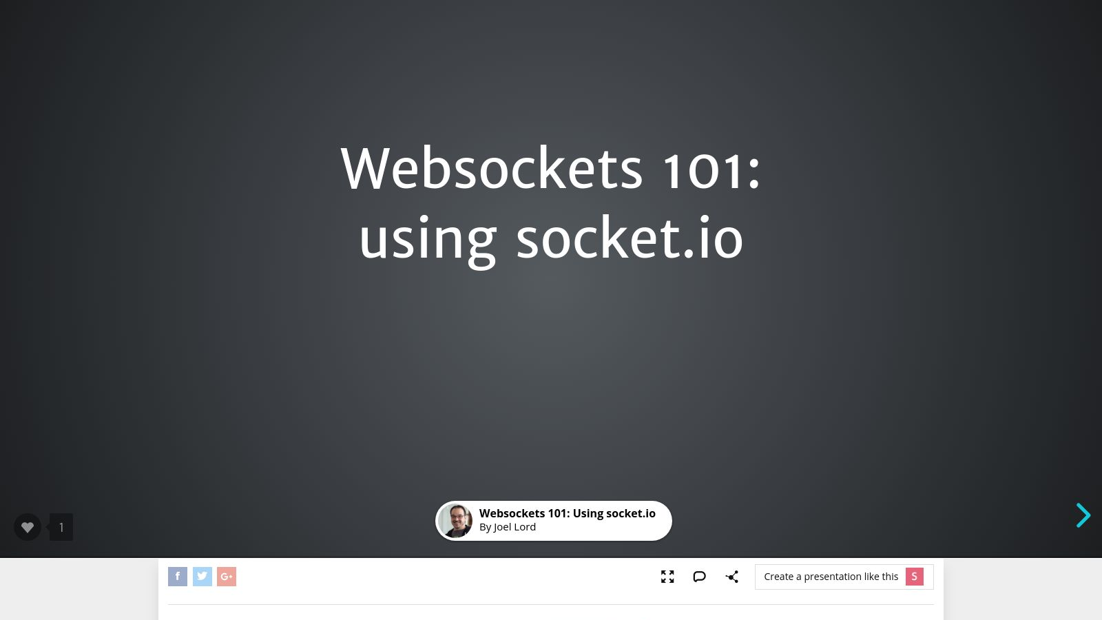 Websockets 101: Using socket.io	