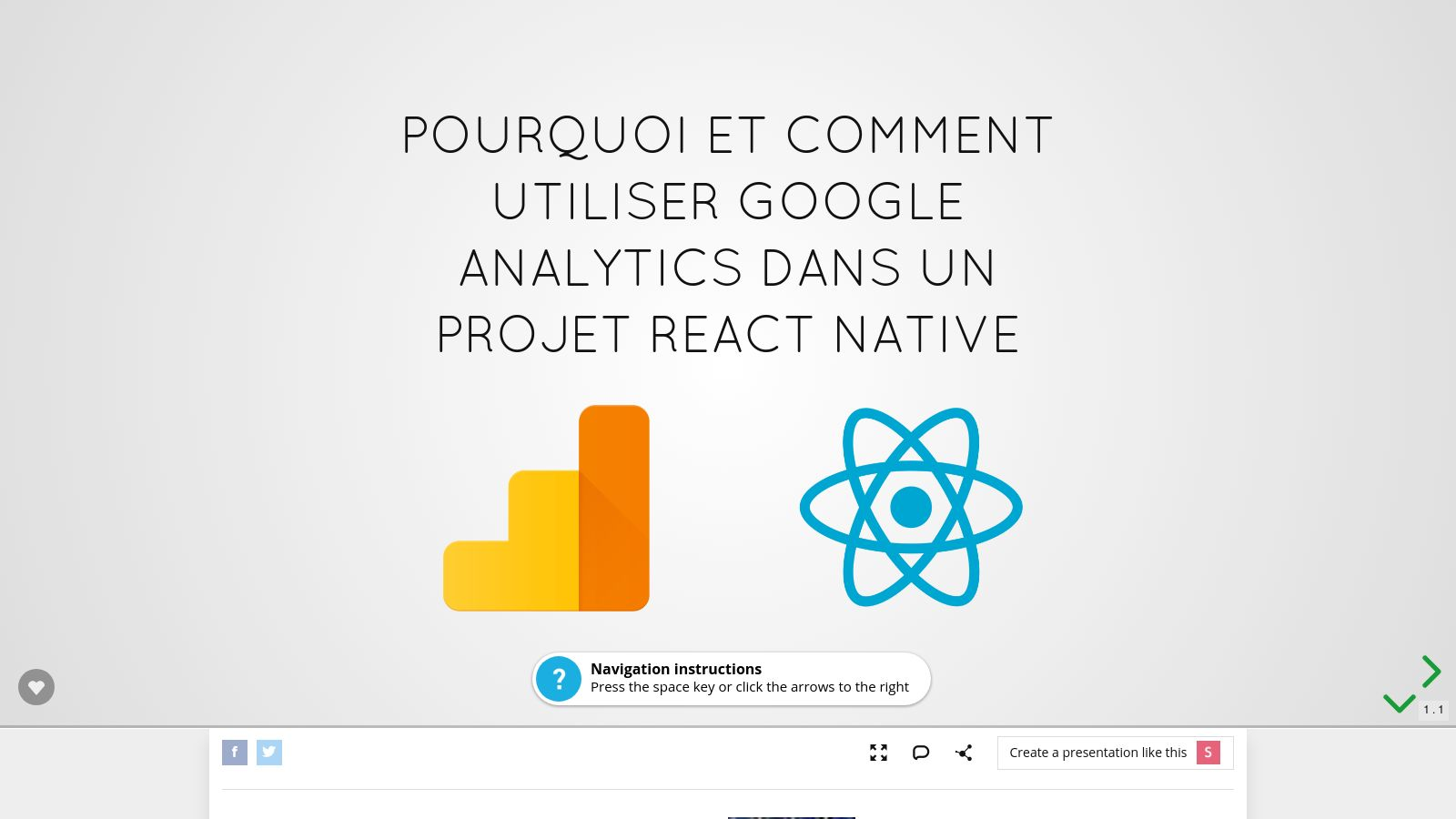 Why and how to use Google Analytics in a React Native project (French Talk)