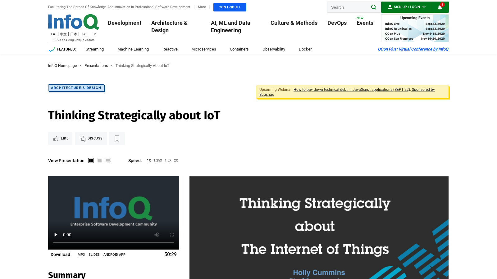 Thinking Strategically About IoT