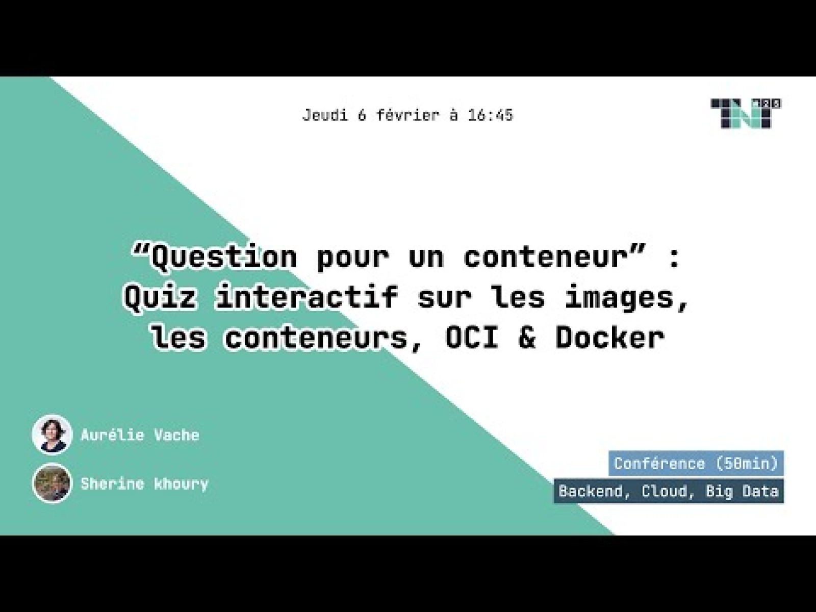 “Question pour un conteneur” : Quiz interactif sur les images, les conteneurs, OCI &amp; Docker