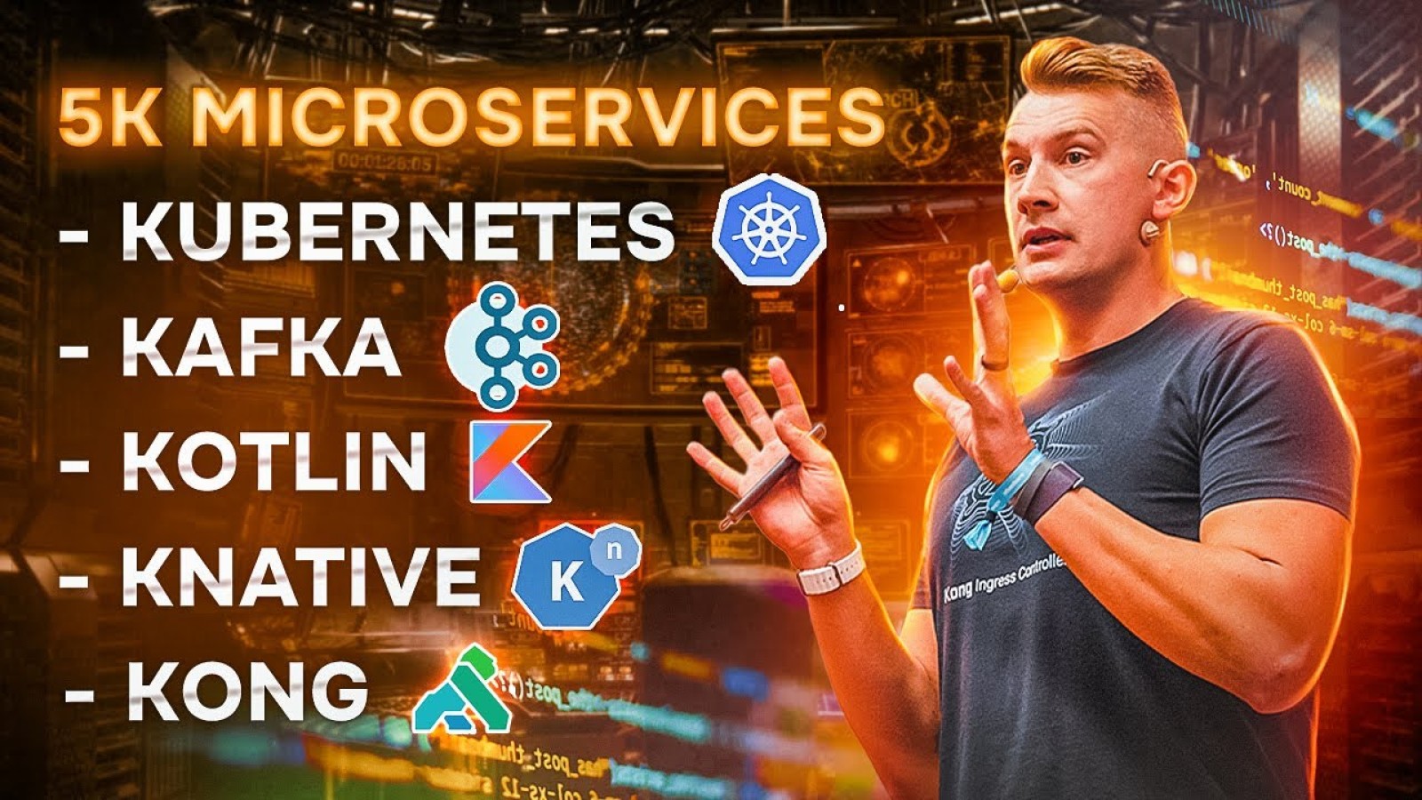 5K Serverless Microservices with Kotlin, Kafka, Kubernetes, KNative and Kong