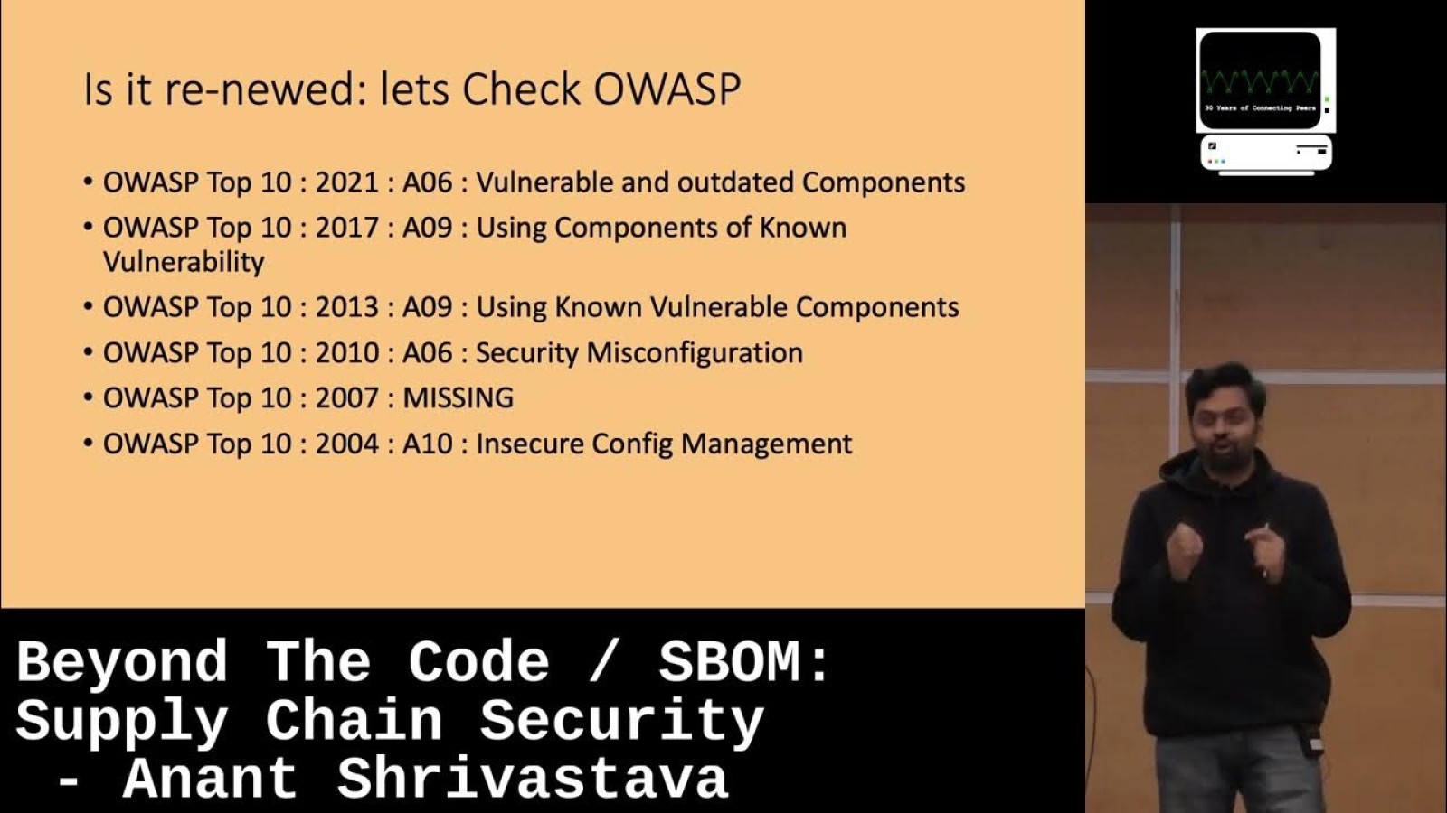 Beyond the Code / SBOM: Supply Chain Security