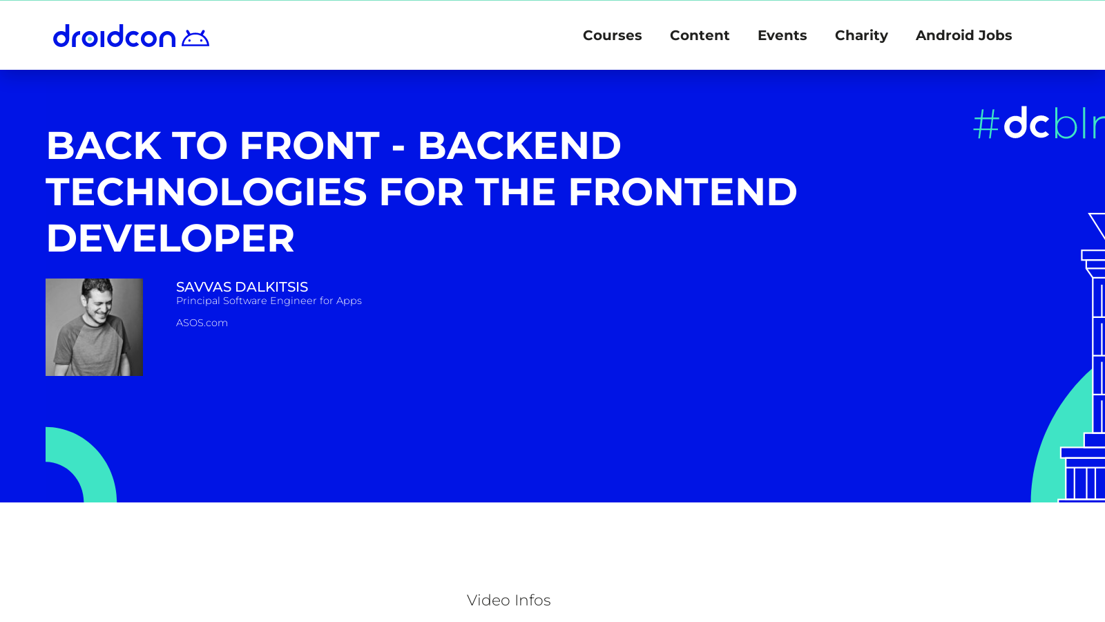 Back to front – Backend technologies for the frontend developer