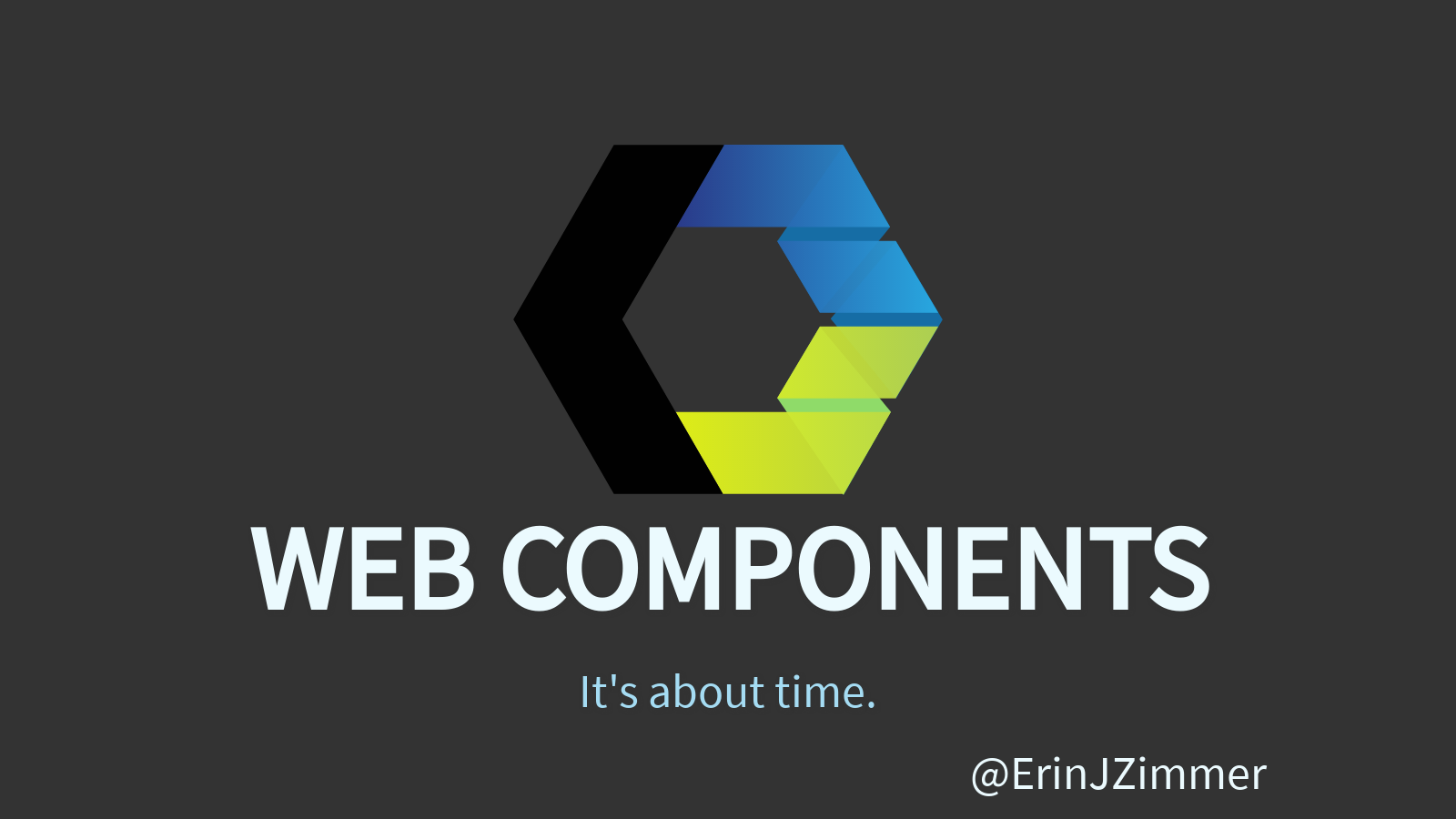Web Components. It’s about time.