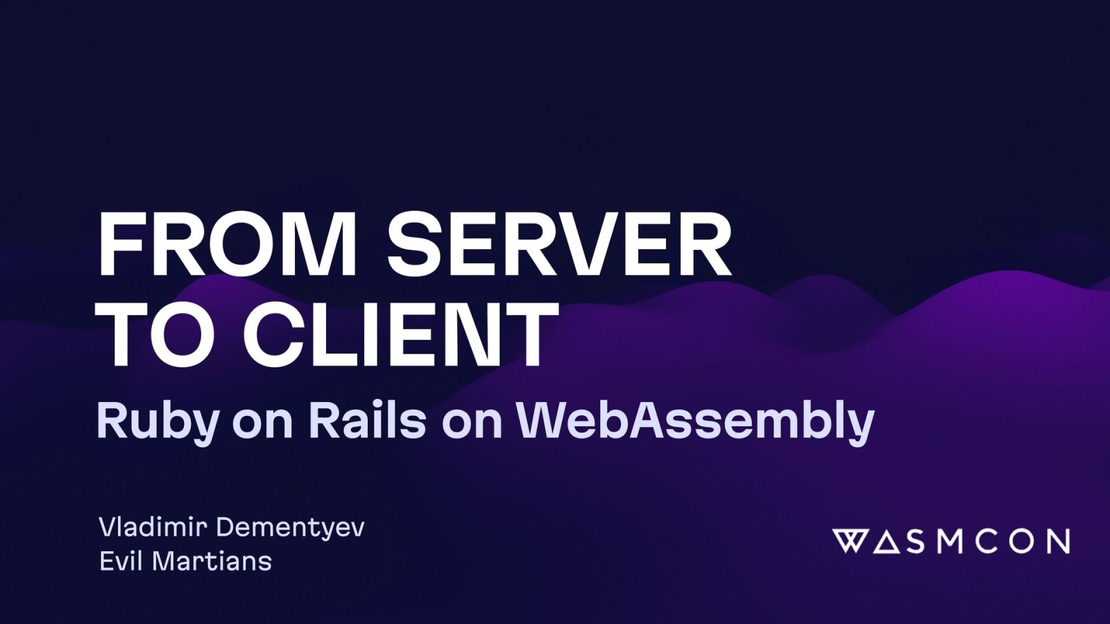 From Server to Client: Ruby on Rails on WebAssembly