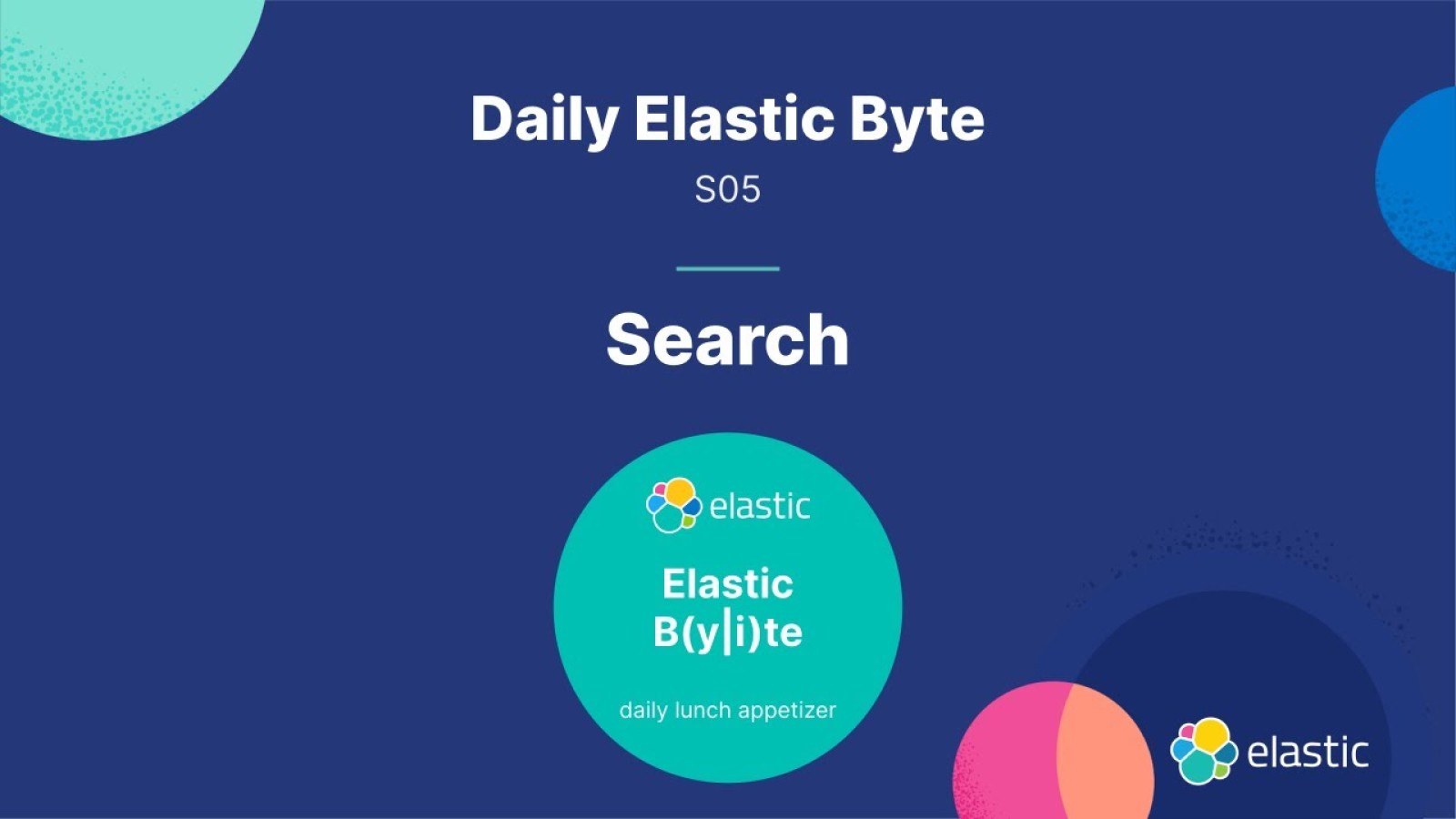 Search, the basics - Daily Elastic Byte S05E01