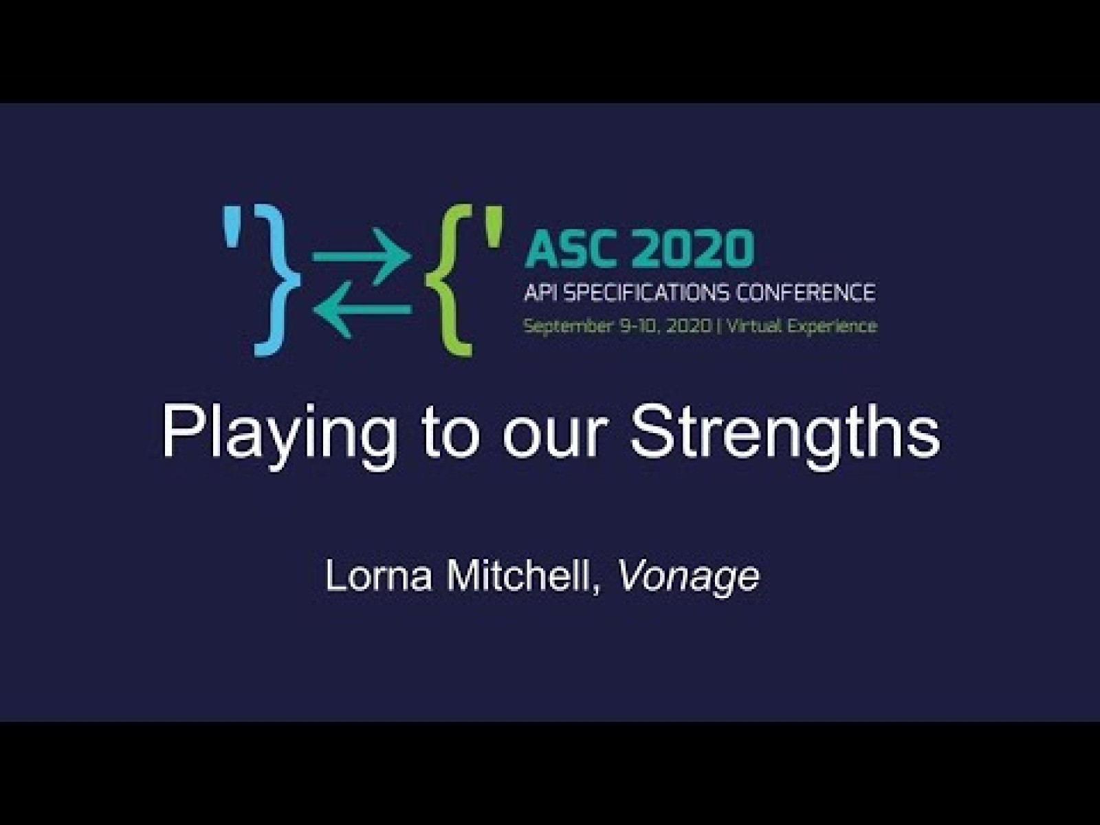 Keynote: Playing to our Strengths