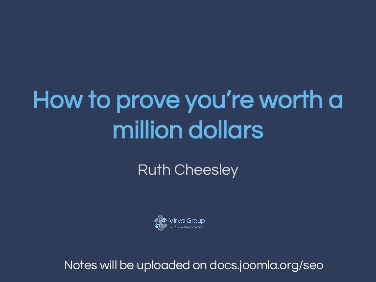 How to prove you are worth a million dollars