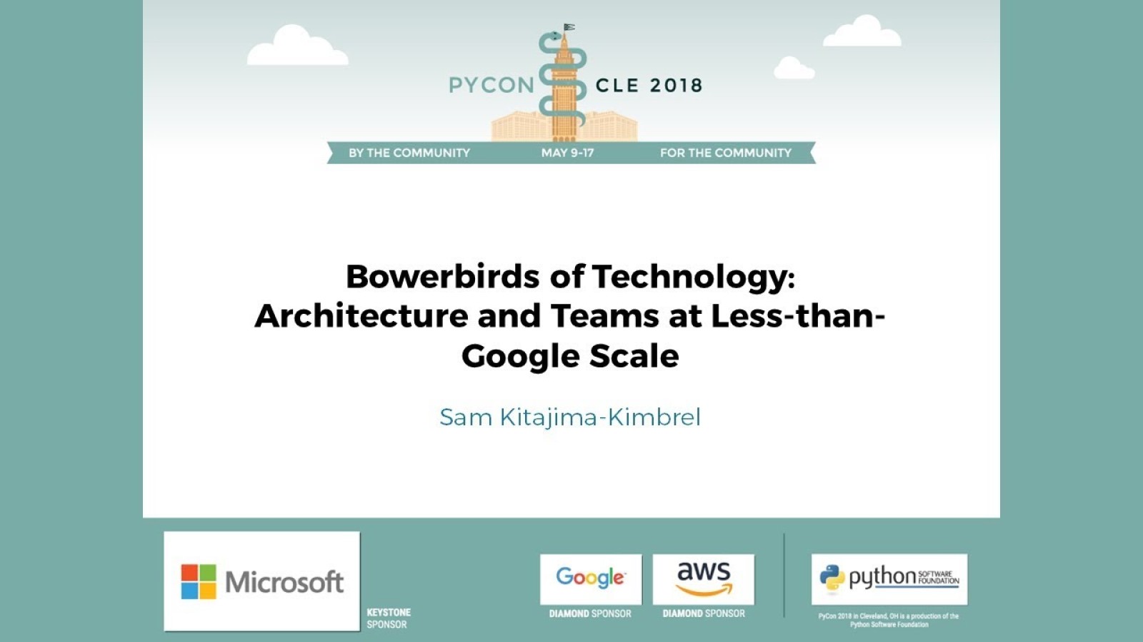 Bowerbirds of Technology: Architecture and Teams at Less-than-Google Scale