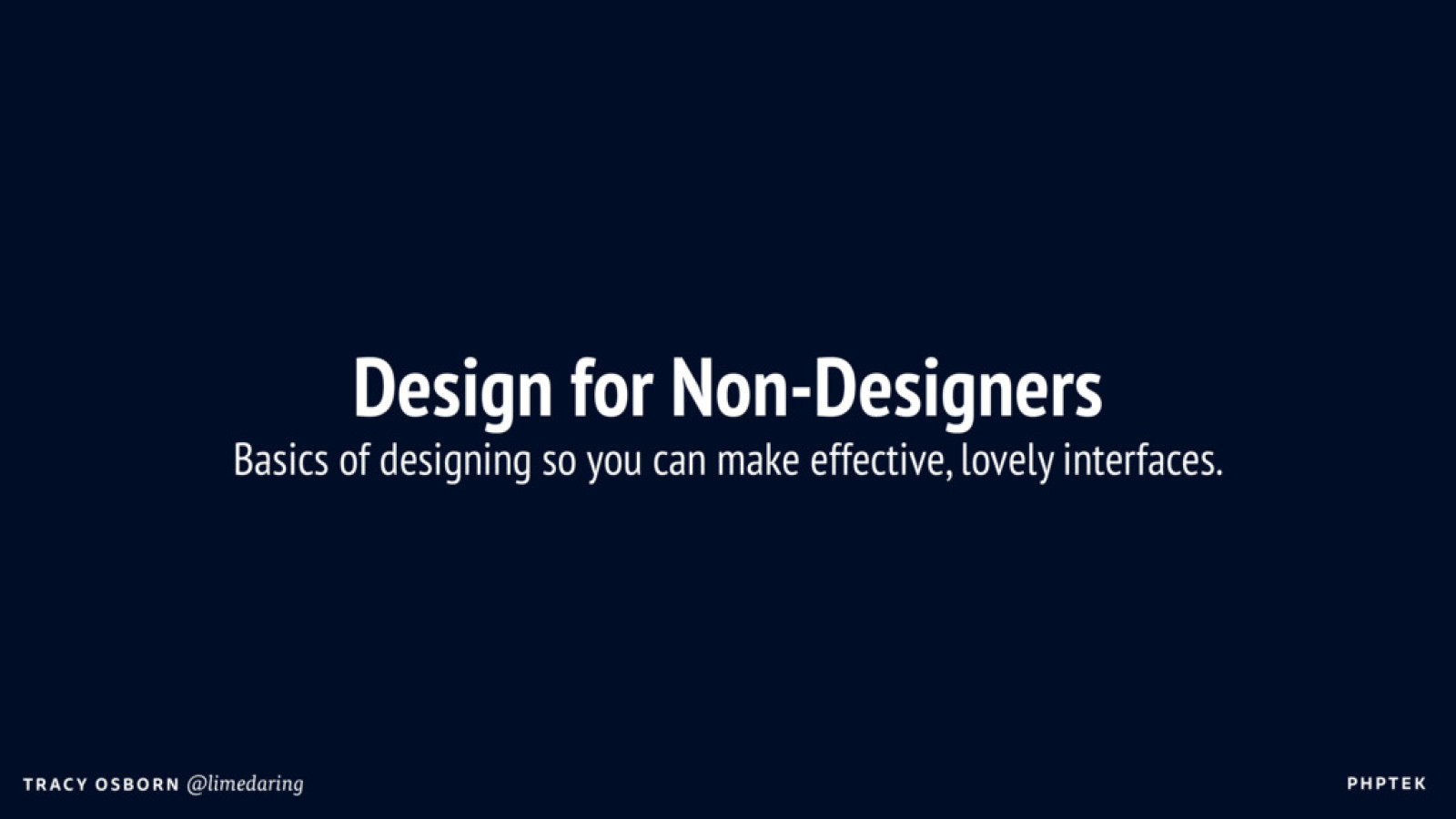 Design for Non-Designers