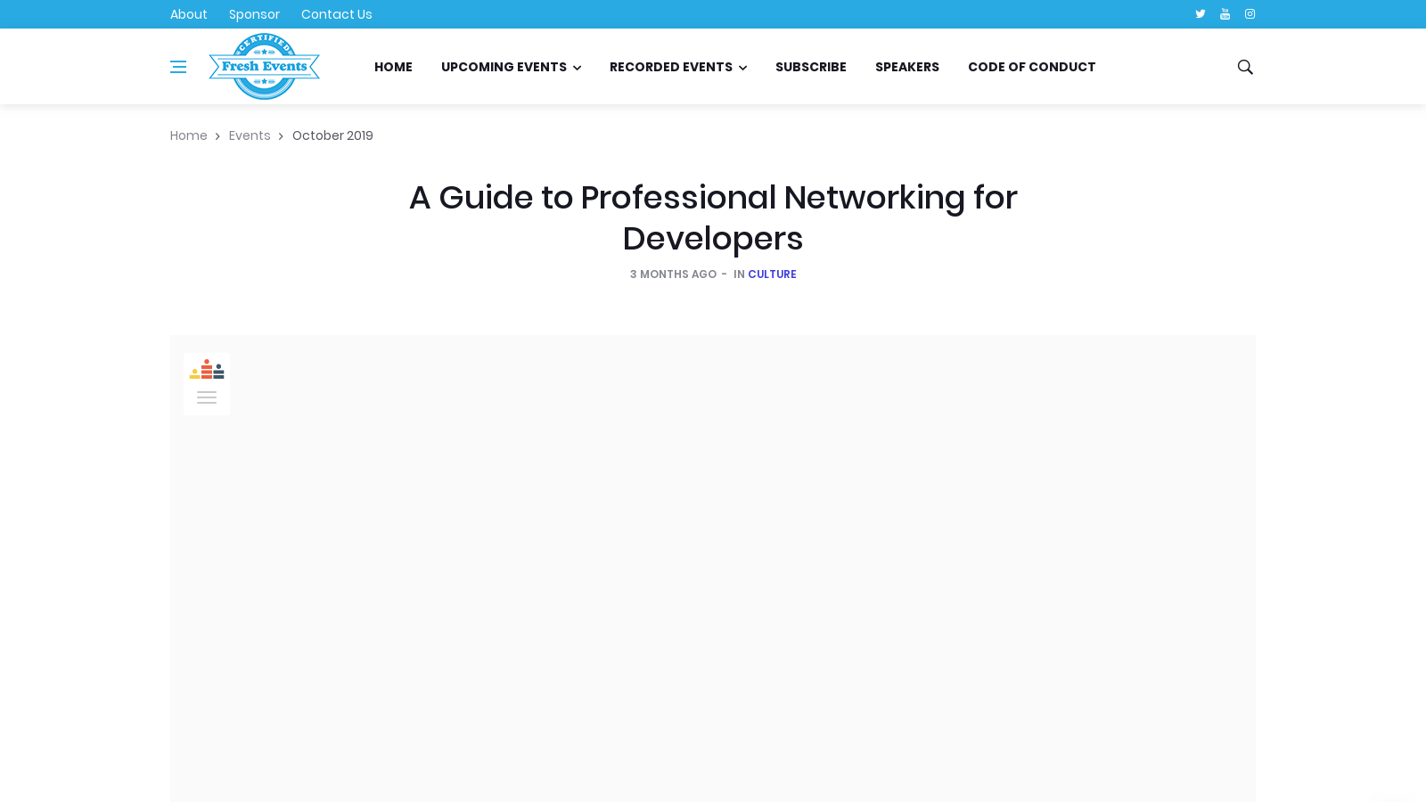 A Guide to Professional Networking for Developers