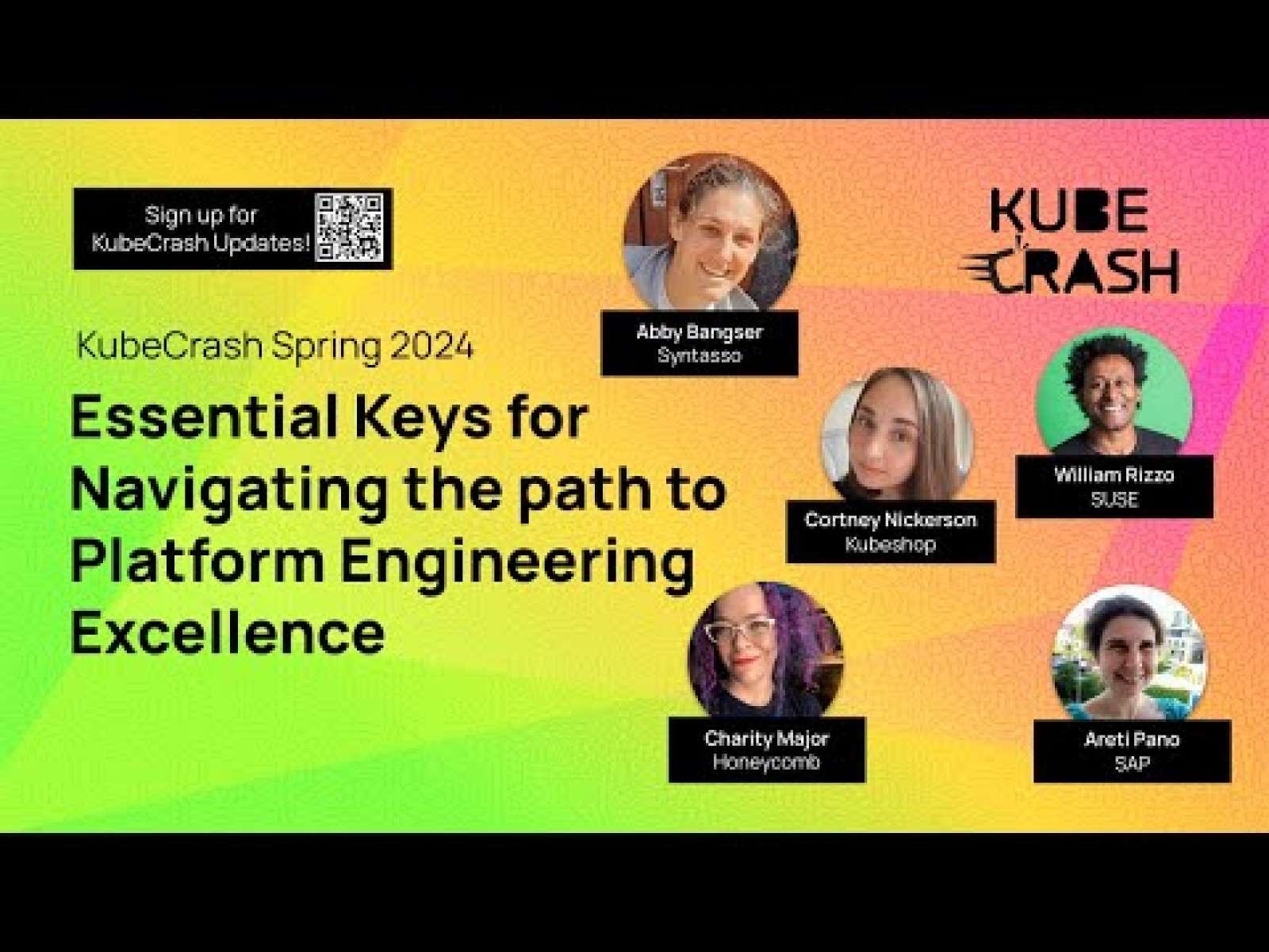  Panel discussion: Essential Keys for Navigating the path to Platform Engineering Excellence