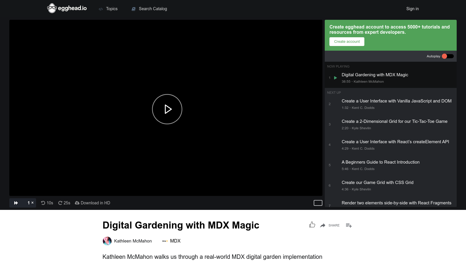 Digital Gardening with MDX Magic