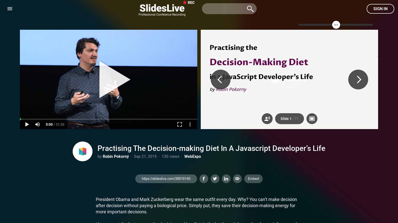 Practising the Decision-Making Diet in a JavaScript Developer’s Life