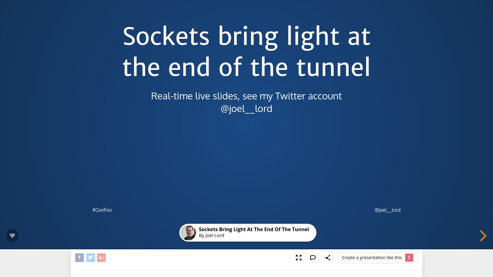 Sockets bring light at the end of the tunnel	