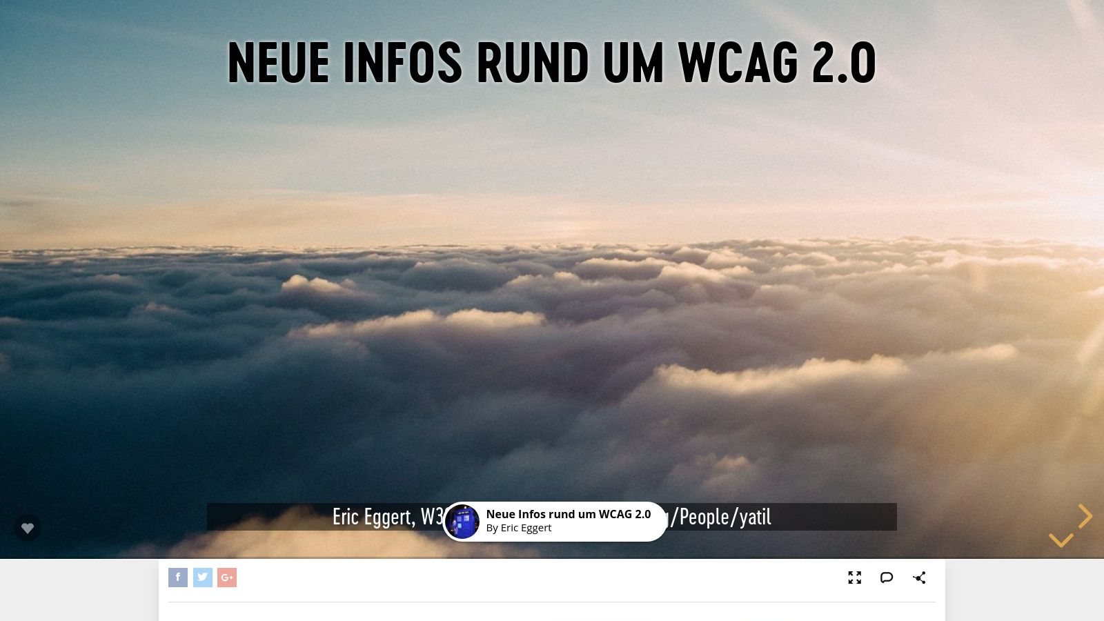 Neue Infos rund um WCAG 2.0