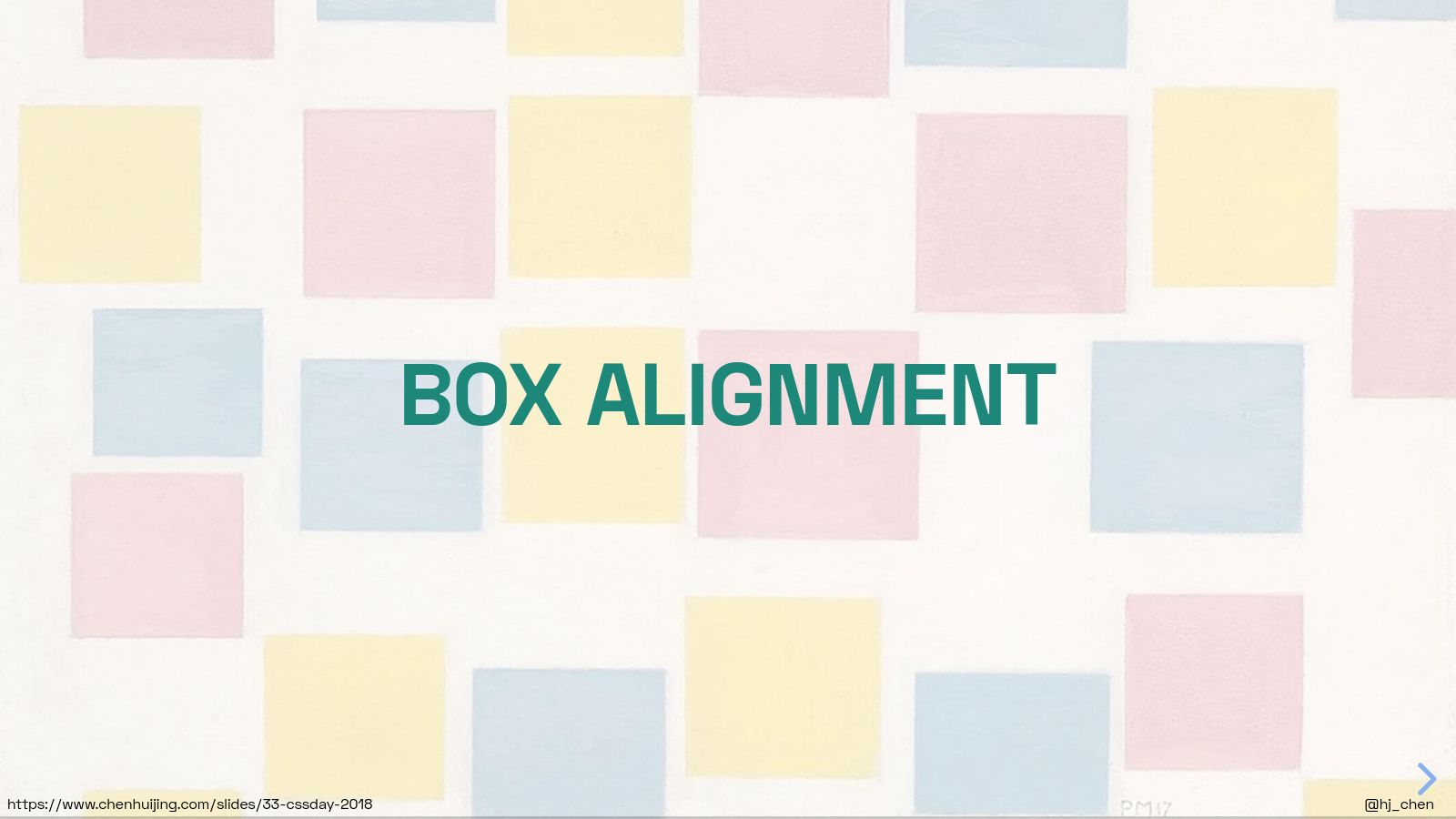 Box alignment