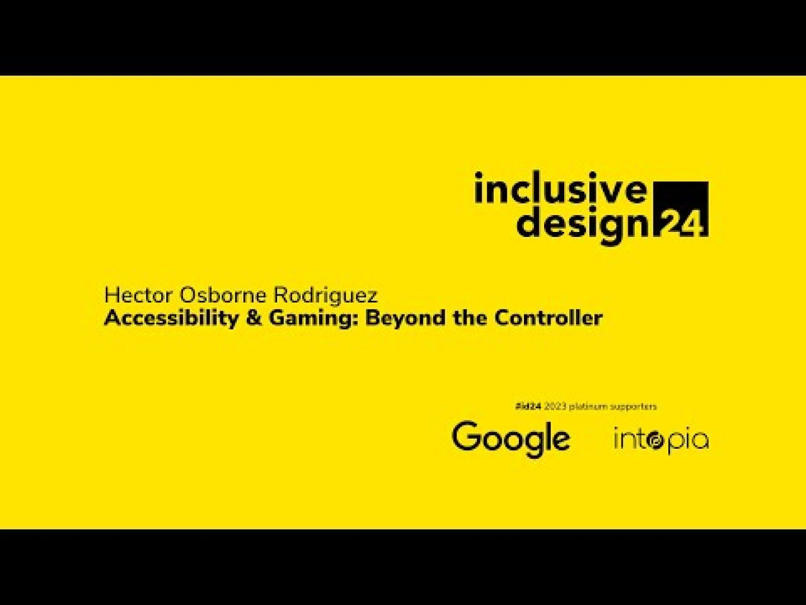 Accessibility &amp; Gaming: beyond the controller